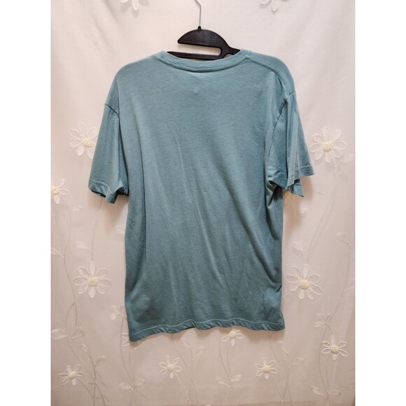 Love In Faith Womens Medium Green T-Shirt Floral Inspirational Quote Joy Love - Picture 10 of 13